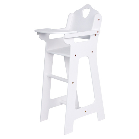 Small Foot Dřevěná židle pro panenky bílá Legler