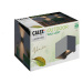 Calex Venkovní nástěnné svítidlo Calex Rectangle up/down výška 10 cm antracitová