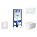 GEBERIT Duofix Modul pro závěsné WC s tlačítkem Sigma01, alpská bílá + Duravit ME by Starck WC a