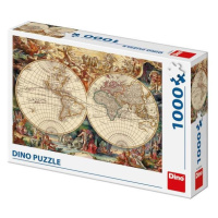 Puzzle Historická mapa 1000 dílků