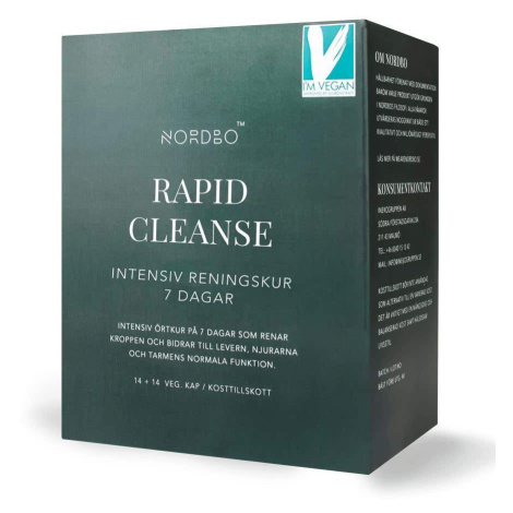 Nordbo Rapid Cleanse - Rychlý detox 28 kapslí