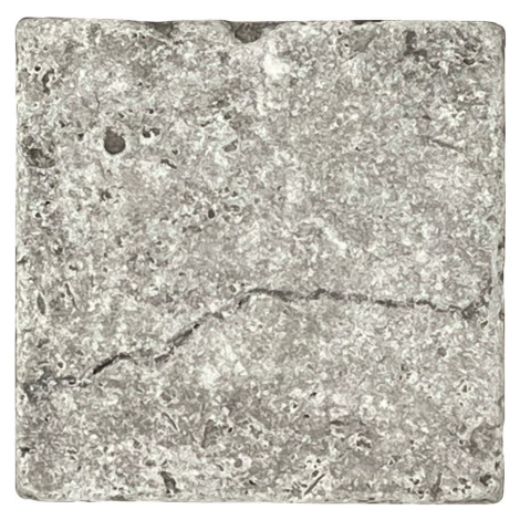 Obklad Mosavit Travertino silver 10x10 cm mat TRAVERTINOSI