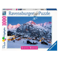 RAVENSBURGER Dechberoucí hory: Bernská vysočina Murren ve Švýcarsku 1000 dílků