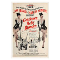 Obrazová reprodukce Gentlemen Prefer Blondes / Marilyn Monroe (Retro Movie), (26.7 x 40 cm)