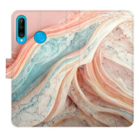 iSaprio flip pouzdro Colour Marble pro Huawei P30 Lite