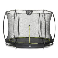 EXIT TOYS Silhouette pozemní trampolína ø244cm s ochrannou sítí - černá