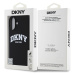 Zadní kryt DKNY Liquid Silicone Arch Logo MagSafe pro Apple iPhone 16 Plus, černá