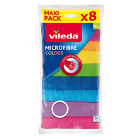 Utěrky z mikrovlákna colors 8 kusů Vileda