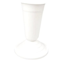 4DAVE náhrobní váza bílá 25cm
