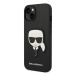 Karl Lagerfeld KLHCP14MSAPKHK hard silikonové pouzdro iPhone 14 PLUS 6.7" black Saffiano Karl`s 