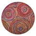 Kulatý bavlněný koberec ? 140 cm vícebarevný LADIK, 181481
