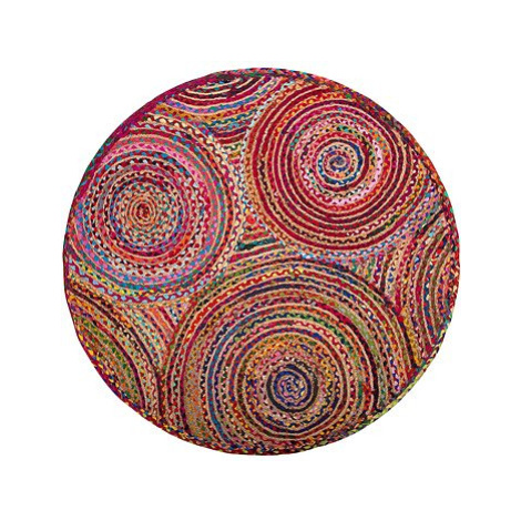 Kulatý bavlněný koberec ? 140 cm vícebarevný LADIK, 181481 BELIANI