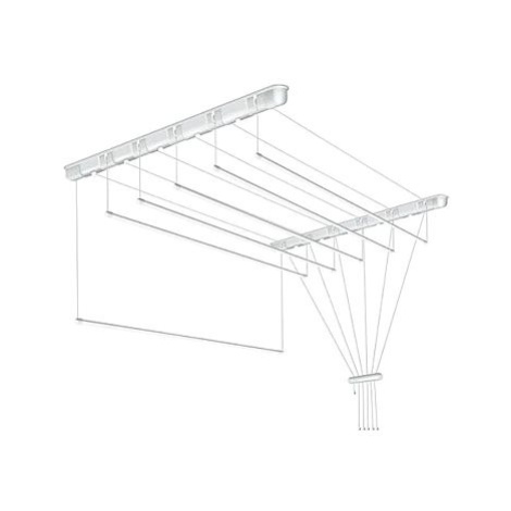 DURAmat stropní sušák bílý 6 × 110 cm