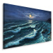 Plátno Mořské Vlny A Měsíc Varianta: 120x80