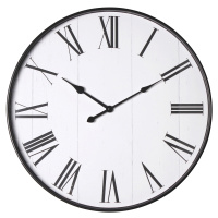 Nástěnné hodiny SIETE bílá Ø 50 cm Mybesthome