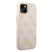 Guess GUHCP14MHG4SHP hard silikonové pouzdro iPhone 14 PLUS 6.7" pink 4G Vintage Gold Logo