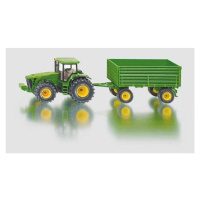 SIKU Farmer - traktor John Deere s vlekem, 1:50