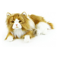 plyšová kočka perská ležící, 25 cm