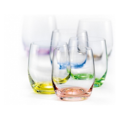 Crystalex Barevné skleničky Club Rainbow 300 ml, 6 ks Crystalex-Bohemia Crystal