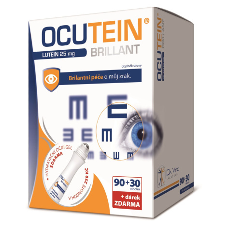 Ocutein Brillant Lutein 25 mg 90+30 tobolek + dárek