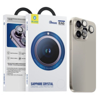 Blueo Sapphire Crystal Stainless Steel Camera Lens Protector Grey iPhone 15 Pro Max BSCL-I15PROM