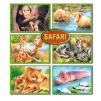 Dohány velké dětské kostky mix safari 600-2