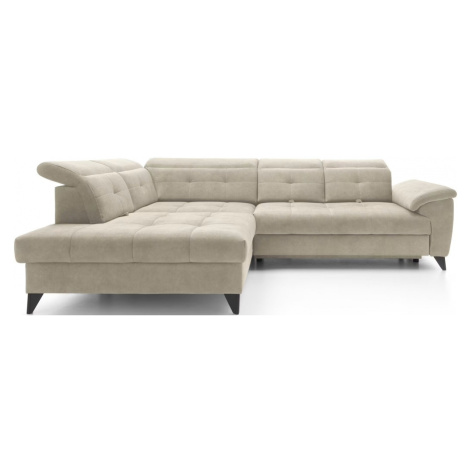 Rozkládací rohová sedací souprava do u inferne - šedá - relax 04