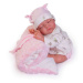 Antonio Juan 3348 LUNA - spící realistická panenka miminko s měkkým látkovým tělem - 40 cm