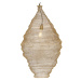 Orientální závěsná lampa zlatá 90 cm - Nidum