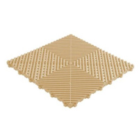 Swisstrax dlaždice modulární podlahy typu Ribtrax Pro 40×40 cm barva Mocha Java béžová