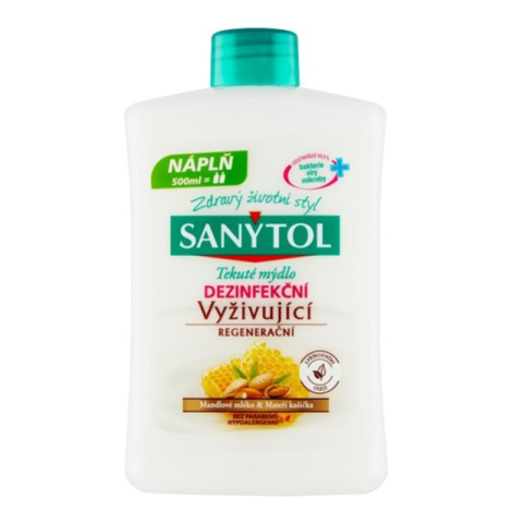Sanytol dezinfekční mýdlo - vyživující - náhradní náplň 500 ml