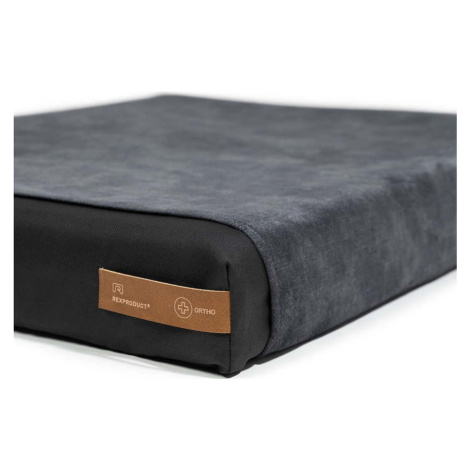 Tmavě šedý povlak na matraci pro psa 110x90 cm Ori XXL – Rexproduct