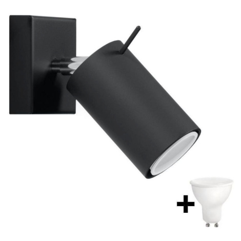 Brilagi Brilagi -  LED Nástěnné bodové svítidlo ASMUS 1xGU10/7W/230V černá