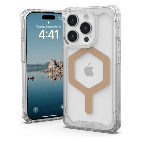UAG Plyo MagSafe iPhone 15 Pro bílý/zlatý