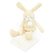 Plyšový zajíček Bunny Sweety Doudou et Compagnie v dárkovém balení béžový 25 cm od 0 měsíců