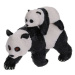Figurka Panda s mládětem 8 cm