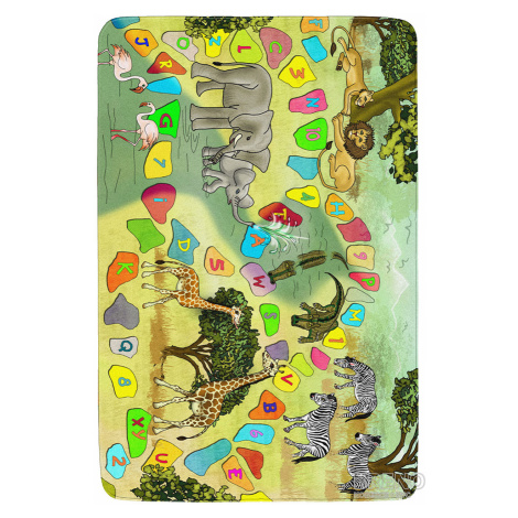 Dětský kusový koberec Safari | vícebarevný Typ: 76.5x117 cm