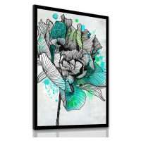 Obraz na plátně ROSE B různé rozměry Ludesign ludesign obrazy: 100x70 cm