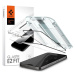 Spigen Glass tR EZ Fit 2 Pack tvrzené sklo iPhone 15 Pro Max černé