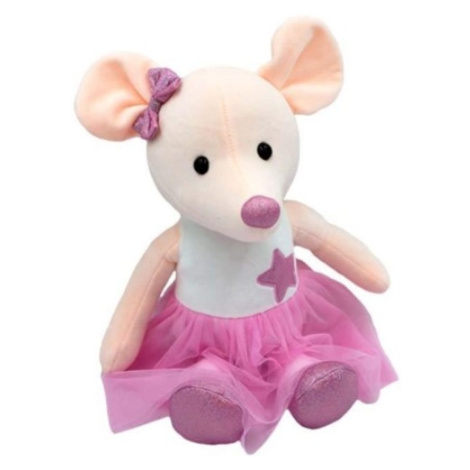 Tulilo Plyšová hračka Tulilo Myška Lila, 33 cm - růžová