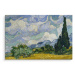 MyBestHome BOX Plátno Vincent Van Gogh "Pšeničné Pole S Cypřiši" Reprodukce Varianta: 100x70