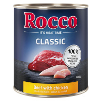 Rocco Classic konzervy, 24 x 800 g za skvělou cenu - Hovězí s kuřecím