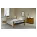 Kovová postel Stromboli Rozměr: 140x200 cm, barva kovu: 6B šedá stříbrná pat.