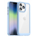 Silikonové pouzdro Space s barevným rámem na iPhone 14 PRO 6.1" Blue