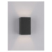 NOVA LUCE venkovní nástěnné svítidlo SELENA antracitový hliník a čirý akryl G9 1x5W 220-240V bez