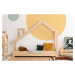 Domečková postel z borovicového dřeva Adeko Luna Bek, 70 x 150 cm