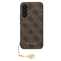 Zadní kryt Guess 4G Charms pro Samsung Galaxy S23 FE, hnědá