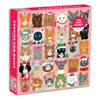 Galison Puzzle Slavnostní kočičky 500 dílků