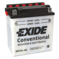 Motobaterie EXIDE BIKE Conventional 11Ah, 12V, EB10L-A2