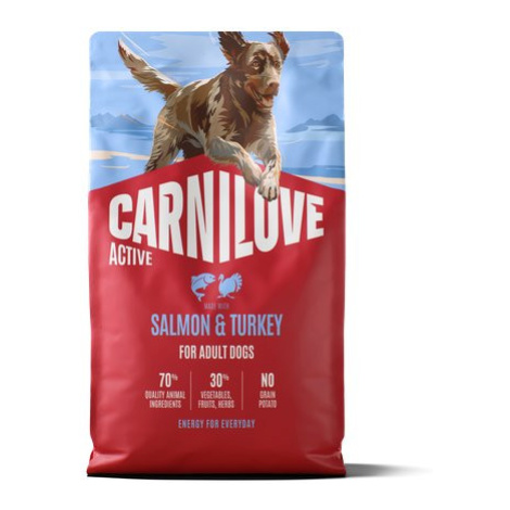 Carnilove Active Dog Dry Made with Salmon & Turkey for Adult All Breeds 4 kg